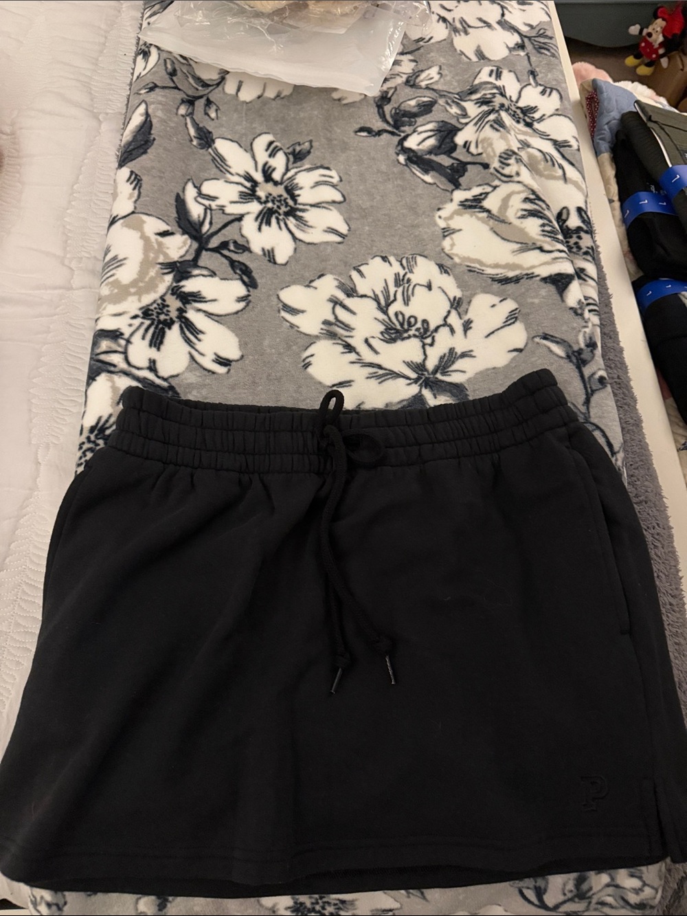 Pink Brand Everyday Black Drawstring Skirt - Casual Comfort